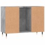 Mueble de baño madera de ingeniería gris hormigón 80x33x60 cm de vidaXL, Tocadores de baño - Ref: Foro24-831624, Precio: 55,4...