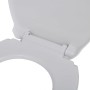 Ovaler weißer Soft-Close-Toilettensitz und -Deckel von vidaXL, Toiletten- und Bidetsitze - Ref: Foro24-141762, Preis: 18,59 €...