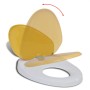 Yellow Soft Close Adult and Child Toilet Seat by vidaXL, Toilet and bidet seats - Ref: Foro24-141766, Price: 37,99 €, Discoun...