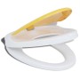 Yellow Soft Close Adult and Child Toilet Seat by vidaXL, Toilet and bidet seats - Ref: Foro24-141766, Price: 37,99 €, Discoun...