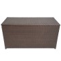 Brown synthetic rattan garden storage box 120x50x60 cm by vidaXL, Outdoor storage boxes - Ref: Foro24-42499, Price: 116,96 €,...