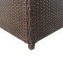 Brown synthetic rattan garden storage box 120x50x60 cm by vidaXL, Outdoor storage boxes - Ref: Foro24-42499, Price: 116,96 €,...