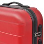 Set Trolley Maleta Rígida Tres Uds. Rojo de vidaXL, Maletas - Ref: Foro24-91143, Precio: 123,69 €, Descuento: %