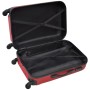 Set Trolley Maleta Rígida Tres Uds. Rojo de vidaXL, Maletas - Ref: Foro24-91143, Precio: 123,69 €, Descuento: %