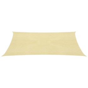 Toldo de vela cuadrado 3,6x3,6 m HDPE beige de vidaXL, Sombrillas - Ref: Foro24-42282, Precio: 42,99 €, Descuento: %