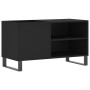 Mueble de discos madera de ingeniería negro 85x38x48 cm de vidaXL, Almacenamiento para CD y DVD - Ref: Foro24-831709, Precio:...