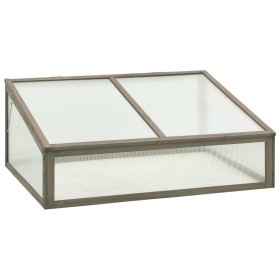 Invernadero de madera de abeto 100x65x40 cm de vidaXL, Invernaderos - Ref: Foro24-314851, Precio: 80,53 €, Descuento: %