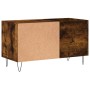 Smoked oak engineered wood record cabinet 85x38x48 cm by vidaXL, CD and DVD storage - Ref: Foro24-831705, Price: 49,51 €, Dis...