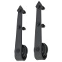 Kit de herrajes para puertas correderas acero negro 183 cm de vidaXL, Marcos de puertas - Ref: Foro24-142827, Precio: 57,08 €...