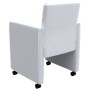 Sillas de comedor 6 uds cuero sintético blanco de vidaXL, Sillas de comedor - Ref: Foro24-160186, Precio: 731,22 €, Descuento: %