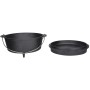 Esschert Design Dutch Oven 6,5 L schwarz FF235 von Esschert Design, Geschirr und Küchenutensilien für Camping - Ref: Foro24-4...