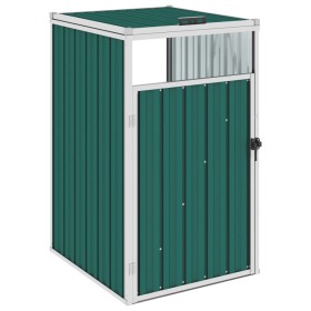 Shed for steel garbage container 72x81x121 cm by vidaXL, Waste container supports - Ref: Foro24-46273, Price: 149,99 €, Disco...