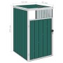 Schuppen für Müllcontainer aus Stahl 72x81x121 cm von vidaXL, Halterungen für Abfallbehälter - Ref: Foro24-46273, Preis: 149,...