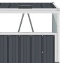 Müllcontainerschuppen aus anthrazitfarbenem Stahl, 72 x 81 x 121 cm von vidaXL, Halterungen für Abfallbehälter - Ref: Foro24-...