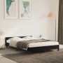 Bed frame with black velvet headboard 140x200 cm by vidaXL, Beds and slatted bases - Ref: Foro24-347575, Price: 139,11 €, Dis...