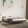 Dark gray velvet bed frame with headboard 140x200 cm by vidaXL, Beds and slatted bases - Ref: Foro24-347574, Price: 117,70 €,...