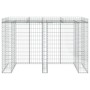 Gabionenwand für Müllcontainer Eisen 192x91x120 cm von vidaXL, Halterungen für Abfallbehälter - Ref: Foro24-151336, Preis: 22...