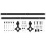 Kit de herrajes para puertas correderas SKIEN acero negro 200cm de vidaXL, Marcos de puertas - Ref: Foro24-145261, Precio: 68...