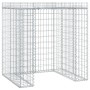 Gabionenwand für Müllcontainer aus Eisen 110x91x120 cm von vidaXL, Halterungen für Abfallbehälter - Ref: Foro24-151335, Preis...