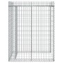 Gabionenwand für Müllcontainer aus Eisen 110x91x120 cm von vidaXL, Halterungen für Abfallbehälter - Ref: Foro24-151335, Preis...