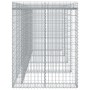 Gabion wall for iron garbage container 350x91x120 cm by vidaXL, Waste container supports - Ref: Foro24-151338, Price: 504,00 ...