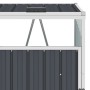 Dreifachschuppen Müllcontainer anthrazit Stahl 213x81x121cm von vidaXL, Halterungen für Abfallbehälter - Ref: Foro24-46283, P...