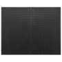 Cobertizo doble cubo basura ratán sintético negro 153x78x120cm de vidaXL, Soportes para contenedores de residuos - Ref: Foro2...