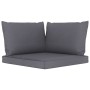 5-piece garden furniture set with anthracite cushions by vidaXL, Garden sets - Ref: Foro24-3064940, Price: 291,99 €, Discount: %