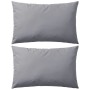 Outdoor cushions 2 units 60x40 cm gray by vidaXL, Cushions - Ref: Foro24-132304, Price: 31,62 €, Discount: %