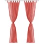 Voile curtains 2 units 140x245 cm red by vidaXL, Curtains and curtains - Ref: Foro24-132253, Price: 20,99 €, Discount: %