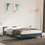 Dark blue velvet bed frame with headboard 120x200cm by vidaXL, Beds and slatted bases - Ref: Foro24-347565, Price: 124,97 €, ...