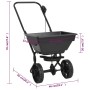 PVC and steel salt spreader hand cart 92x46x70 cm 15 L by vidaXL, Spreaders - Ref: Foro24-142965, Price: 64,78 €, Discount: %