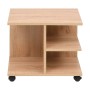 Shelf with wheel 50x35x42 cm oak color by vidaXL, Bookcases and shelves - Ref: Foro24-245723, Price: 53,24 €, Discount: %