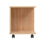 Shelf with wheel 50x35x42 cm oak color by vidaXL, Bookcases and shelves - Ref: Foro24-245723, Price: 53,24 €, Discount: %