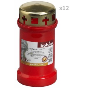 Bolsius Commemorative candles with lid No 3 12 units red by Bolsius, Candles - Ref: Foro24-418901, Price: 25,76 €, Discount: %