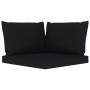 5-piece garden furniture set with black cushions by vidaXL, Garden sets - Ref: Foro24-3065151, Price: 297,99 €, Discount: %