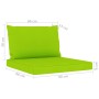 4-Sitzer-Gartensofa mit leuchtend grünen Kissen von vidaXL, Gartensets - Ref: Foro24-3065269, Preis: 246,25 €, Rabatt: %