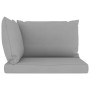 5-piece garden furniture set with gray cushions by vidaXL, Garden sets - Ref: Foro24-3064970, Price: 291,99 €, Discount: %