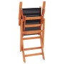 Folding garden chairs 2 units eucalyptus wood black textilene by vidaXL, Garden chairs - Ref: Foro24-48692, Price: 146,99 €, ...