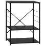 Armario para microondas madera ingeniería negro 60x39,6x79,5 cm de vidaXL, Contenedores para utensilios de cocina - Ref: Foro...