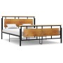 Estructura de cama de metal 160x200 cm de vidaXL, Camas y somieres - Ref: Foro24-324873, Precio: 168,78 €, Descuento: %