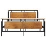 Estructura de cama de metal 160x200 cm de vidaXL, Camas y somieres - Ref: Foro24-324873, Precio: 168,78 €, Descuento: %