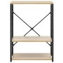 Armario microondas madera ingeniería negro roble 60x39,6x79,5cm de vidaXL, Contenedores para utensilios de cocina - Ref: Foro...