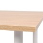 Dining table 120x60x73 cm oak and white color by vidaXL, Kitchen and dining tables - Ref: Foro24-245728, Price: 101,60 €, Dis...