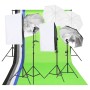 Kit de iluminación para estudio fotográfico de vidaXL, Flashes e iluminaciones de estudio - Ref: Foro24-190238, Precio: 203,2...