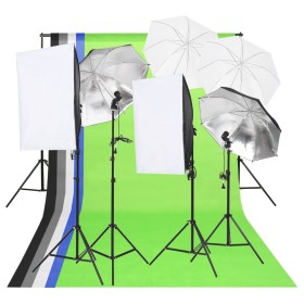 Beleuchtungsset für Fotostudios von vidaXL, Blitze und Studiobeleuchtung - Ref: Foro24-190238, Preis: 201,56 €, Rabatt: %