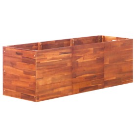 Acacia wood planter 150x50x50 cm by vidaXL, Pots and planters - Ref: Foro24-44030, Price: 98,76 €, Discount: %