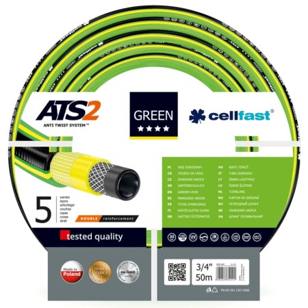 Cellfast Gartenschlauch ATS2 grün 3/4" 50 m von Cellfast, Gartenschläuche - Ref: Foro24-432525, Preis: 155,98 €, Rabatt: %