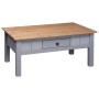 Gray Panama style pine wood coffee table 100x60x45cm by vidaXL, Coffee table - Ref: Foro24-282683, Price: 111,99 €, Discount: %