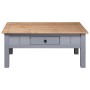 Gray Panama style pine wood coffee table 100x60x45cm by vidaXL, Coffee table - Ref: Foro24-282683, Price: 111,99 €, Discount: %